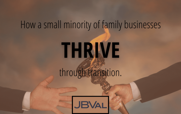 How a small minority of family businesses thrive through transition